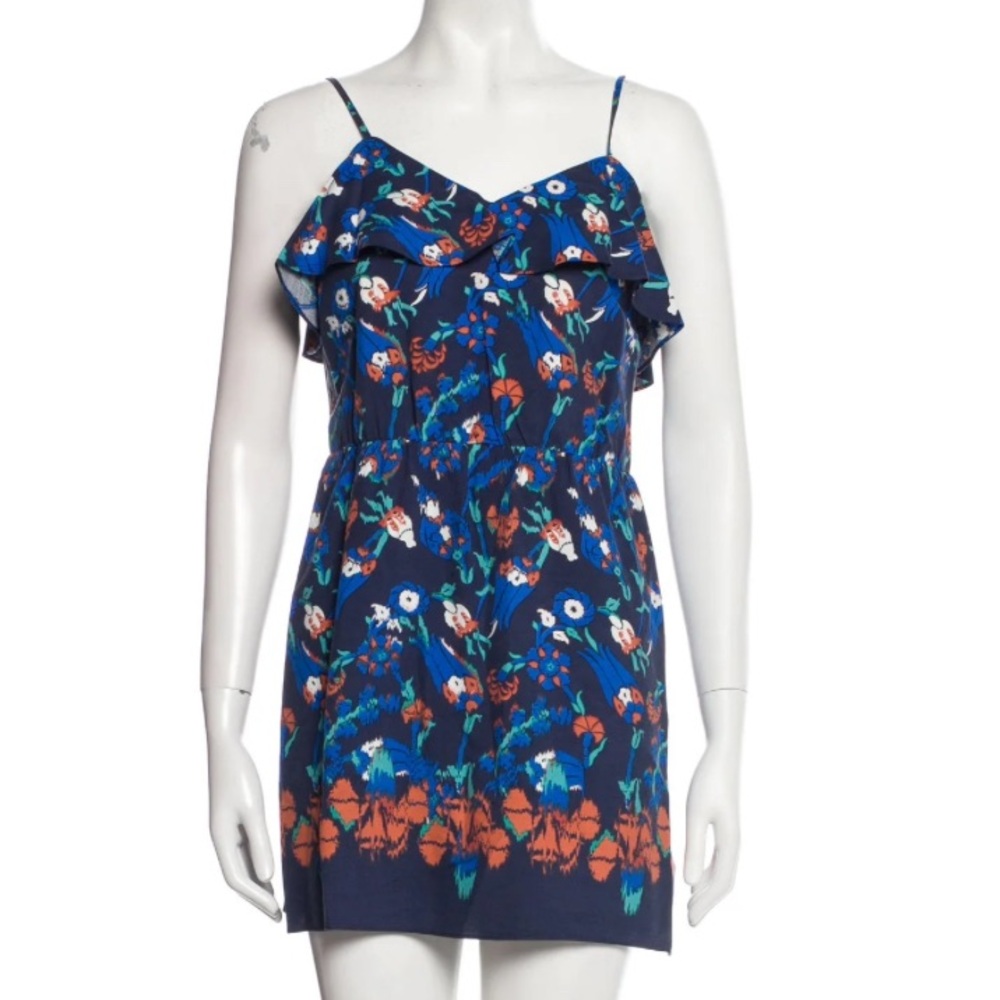Tibi Blue Ruffled Sundress - Picture 1 of 16